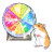 Hamster Wheel Fortune Vinyl Car Decal Sticker – Waterproof & UV-Resistant 8"