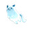 Glowing Ghost Cat Vinyl Car Decal Sticker – Waterproof & UV-Resistant 8"