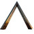 Dubai Frame Triangle Vinyl Car Decal Sticker – Waterproof & UV-Resistant 8"