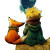 Little Prince Fox Vinyl Car Decal Sticker – Waterproof & UV-Resistant 8"