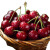 Fresh Cherries Basket Vinyl Car Decal Sticker – Waterproof & UV-Resistant 8"