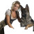 Bathing German Shepherd Vinyl Car Decal Sticker – Waterproof & UV-Resistant 8"