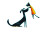 Acrobatic Duo Art Vinyl Car Decal Sticker – Waterproof & UV-Resistant 8"