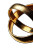 Golden Wedding Rings Vinyl Car Decal Sticker – Waterproof & UV-Resistant 8"
