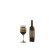 Elegant Wine Composition Vinyl Car Decal Sticker – Waterproof & UV-Resistant 8"