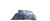 Luxurious Blue Satin Bed Vinyl Car Decal Sticker – Waterproof & UV-Resistant 8"