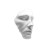 Volumetric White Face Vinyl Car Decal Sticker – Waterproof & UV-Resistant 8"