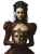 Ghastly Female Figure Vinyl Car Decal Sticker – Waterproof & UV-Resistant 8"