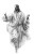 Jesus Christ Scene Vinyl Car Decal Sticker – Waterproof & UV-Resistant 8"