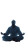 Chandra Dev Meditating Vinyl Car Decal Sticker – Waterproof & UV-Resistant 8"