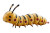 Pikachu Caterpillar Vinyl Car Decal Sticker – Waterproof & UV-Resistant 8"