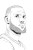 Lebron James Portrait Vinyl Car Decal Sticker – Waterproof & UV-Resistant 8"