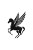 Black Pegasus V3 Vinyl Car Decal Sticker – Waterproof & UV-Resistant 8"