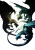 Chasing Dragons Vinyl Car Decal Sticker – Waterproof & UV-Resistant 8"