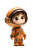 Cartoon Astronaut V9 Vinyl Car Decal Sticker – Waterproof & UV-Resistant 8"