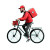 Bicycle Courier Vinyl Car Decal Sticker – Waterproof & UV-Resistant 8"