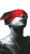 Blindfolded Horror Woman Vinyl Car Decal Sticker – Waterproof & UV-Resistant 8"