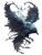 Storm Crow Sprite Vinyl Car Decal Sticker – Waterproof & UV-Resistant 8"