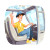 Smiling Bus Driver Vinyl Car Decal Sticker – Waterproof & UV-Resistant 8"