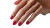Elegant Red Nails V2 Vinyl Car Decal Sticker – Waterproof & UV-Resistant 8"