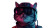 Cyberpunk Cat V2 Vinyl Car Decal Sticker – Waterproof & UV-Resistant 8"
