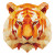 Polygonal Tiger Head Vinyl Car Decal Sticker – Waterproof & UV-Resistant 8"