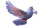 Crystal Dove Vinyl Car Decal Sticker – Waterproof & UV-Resistant 8"