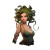Gorgon Medusa V2 Vinyl Car Decal Sticker – Waterproof & UV-Resistant 8"