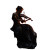 Masterful Violinist Vinyl Car Decal Sticker – Waterproof & UV-Resistant 8"