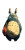 Totoro Illustration Vinyl Car Decal Sticker – Waterproof & UV-Resistant 8"