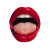 Red Lips Tongue V2 Vinyl Car Decal Sticker – Waterproof & UV-Resistant 8"