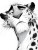 Sleepy Leopard Portrait V3 Vinyl Car Decal Sticker – Waterproof & UV-Resistant 8"