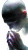 Pixelated Cyber Human V2 Vinyl Car Decal Sticker – Waterproof & UV-Resistant 8"