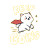 Determined Puppy Running V2 Vinyl Car Decal Sticker – Waterproof & UV-Resistant 8"