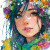 Anime Woman Portrait V22 Vinyl Car Decal Sticker – Waterproof & UV-Resistant 8"