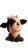 Adorable Animated Cow Vinyl Car Decal Sticker – Waterproof & UV-Resistant 8"