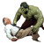 Hulk Vs Hubbard Vinyl Car Decal Sticker – Waterproof & UV-Resistant 8"