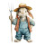 Farmer Rabbit Vinyl Car Decal Sticker – Waterproof & UV-Resistant 8"