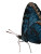 Blue Butterfly Resting Vinyl Car Decal Sticker – Waterproof & UV-Resistant 8"
