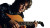 John Lennon Playing Vinyl Car Decal Sticker – Waterproof & UV-Resistant 8"