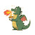 Spicy Dragon Snack Vinyl Car Decal Sticker – Waterproof & UV-Resistant 8"