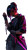 Cyberpunk Vampire V2 Vinyl Car Decal Sticker – Waterproof & UV-Resistant 8"