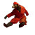 Dancing Cyber Bear Vinyl Car Decal Sticker – Waterproof & UV-Resistant 8"