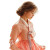 Graceful Hanbok Woman V3 Vinyl Car Decal Sticker – Waterproof & UV-Resistant 8"