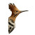 Hoopoe Bird Vinyl Car Decal Sticker – Waterproof & UV-Resistant 8"