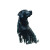 Ethereal Black Labrador Vinyl Car Decal Sticker – Waterproof & UV-Resistant 8"