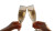 Romantic Champagne Toast Vinyl Car Decal Sticker – Waterproof & UV-Resistant 8"