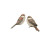Sparrows On Blossoms Vinyl Car Decal Sticker – Waterproof & UV-Resistant 8"