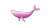Pink Sky Whale V3 Vinyl Car Decal Sticker – Waterproof & UV-Resistant 8"