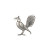 Elegant Bird Logo Vinyl Car Decal Sticker – Waterproof & UV-Resistant 8"